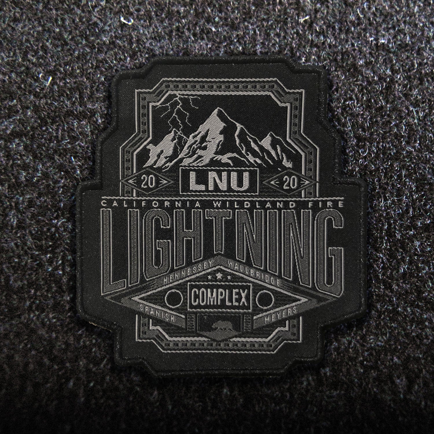 LNU LIGHTNING Fire Patch